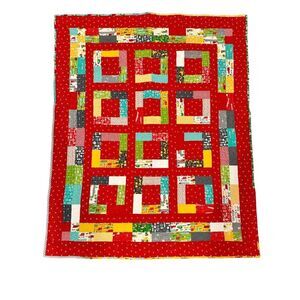 Little Kid Transportation Handmade Quilt 45x55"